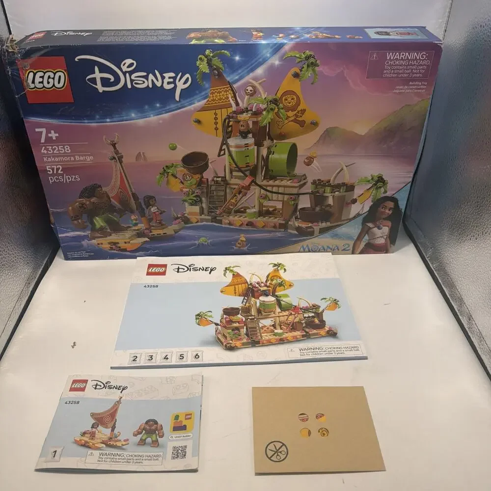 LEGO Disney Moana 2 Kakamora Barge Kids Toy - Pretend Play Building Set Openbox